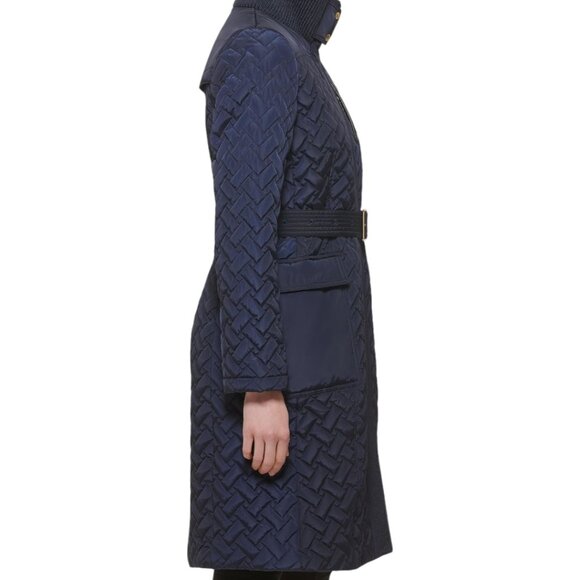 NWT Cole Haan Women's Signature Belted Jacket Small - Picture 5 of 6